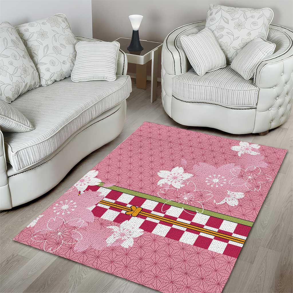 Japanese Asanoha Pattern Area Rug Charm Against Evil Spirits LT9 - Polynesian Pride