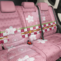 Japanese Asanoha Pattern Back Car Seat Cover Charm Against Evil Spirits LT9 - Polynesian Pride