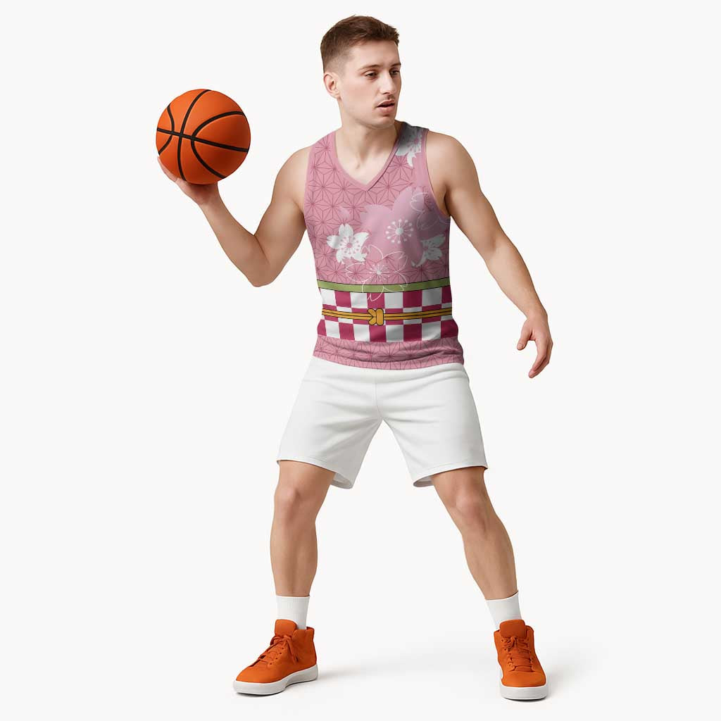 Japanese Asanoha Pattern Basketball Jersey Charm Against Evil Spirits LT9 - Polynesian Pride