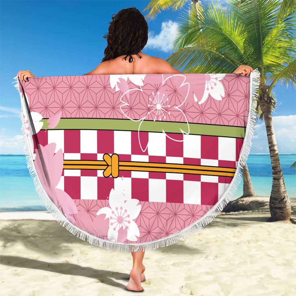 Japanese Asanoha Pattern Beach Blanket Charm Against Evil Spirits - Polynesian Pride