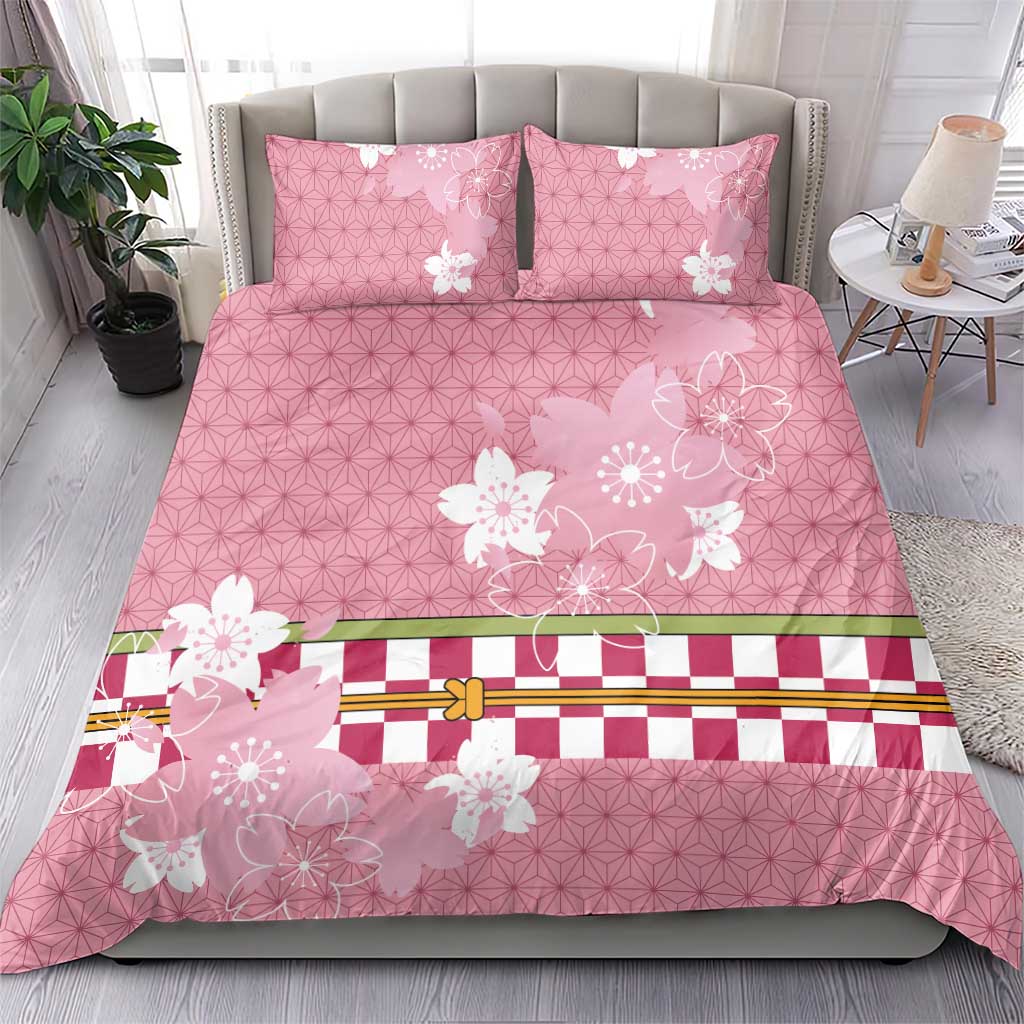 Japanese Asanoha Pattern Bedding Set Charm Against Evil Spirits - Polynesian Pride