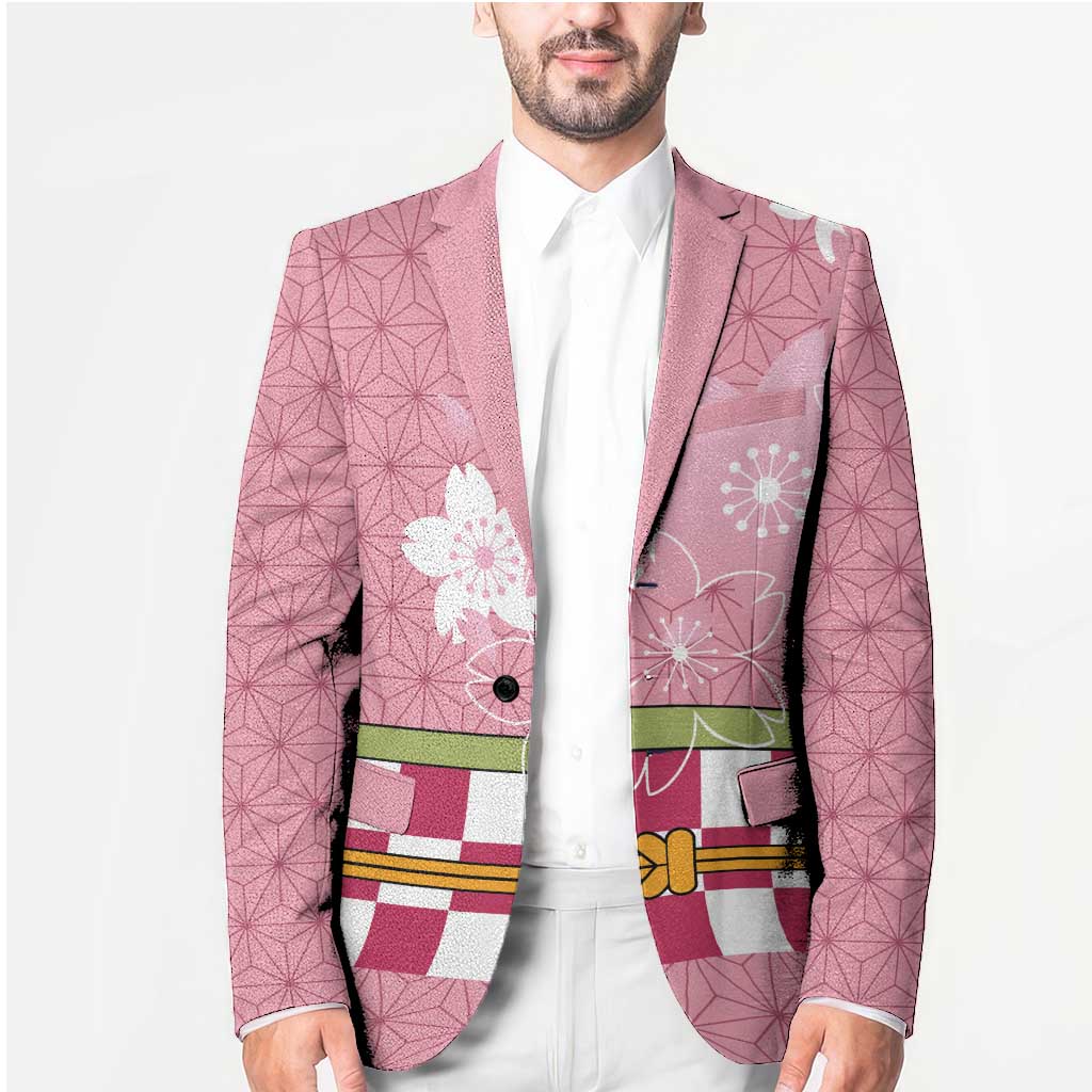 Japanese Asanoha Pattern Blazer Charm Against Evil Spirits LT9 - Polynesian Pride