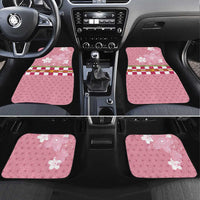 Japanese Asanoha Pattern Car Mats Charm Against Evil Spirits LT9 Set 4pcs Pink - Polynesian Pride