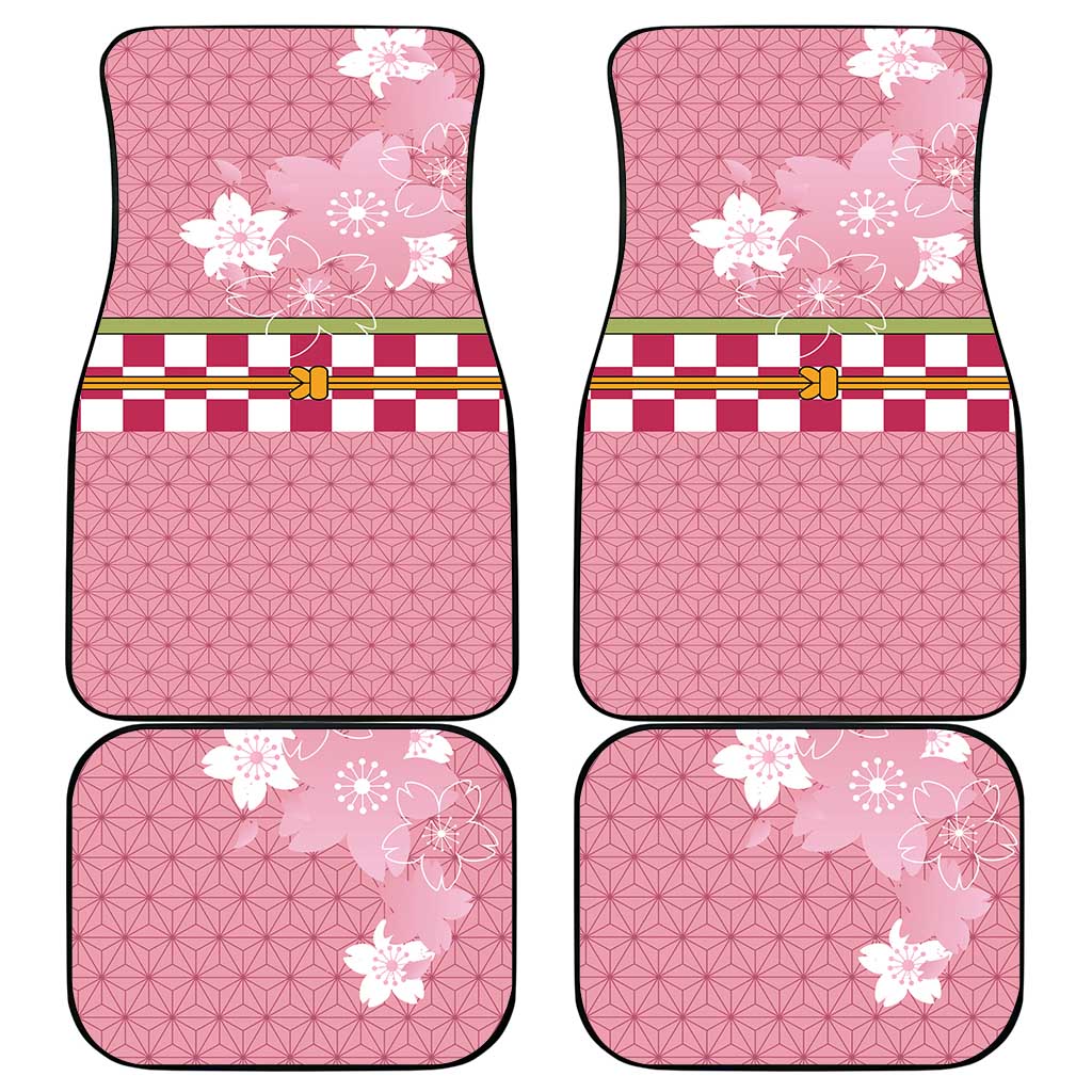 Japanese Asanoha Pattern Car Mats Charm Against Evil Spirits LT9 - Polynesian Pride