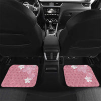 Japanese Asanoha Pattern Car Mats Charm Against Evil Spirits LT9 Set 2pcs - Back Pink - Polynesian Pride
