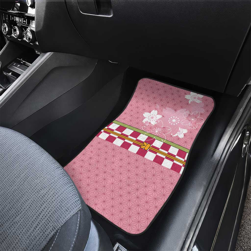 Japanese Asanoha Pattern Car Mats Charm Against Evil Spirits LT9 - Polynesian Pride