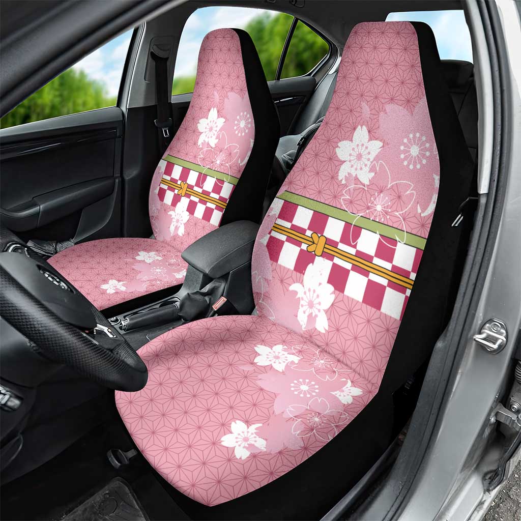 Japanese Asanoha Pattern Car Seat Cover Charm Against Evil Spirits - Polynesian Pride
