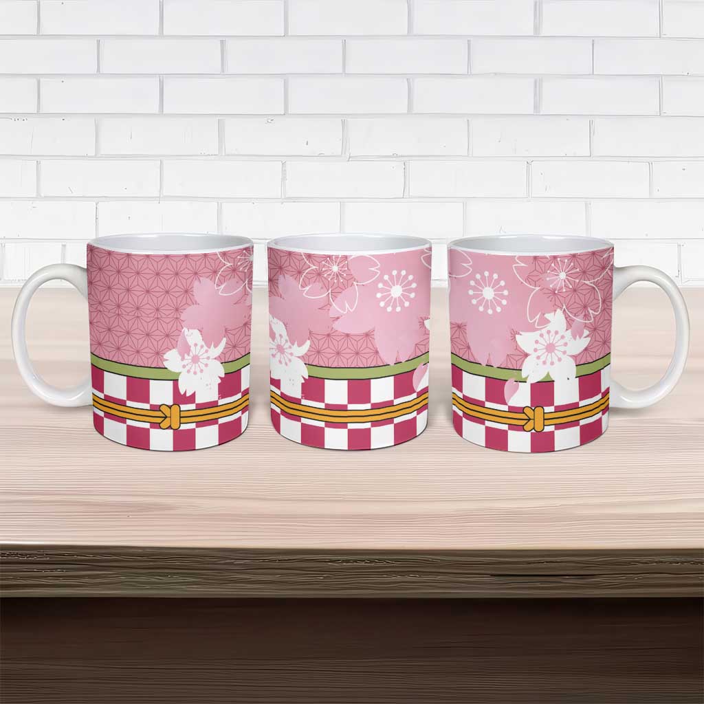 Japanese Asanoha Pattern Ceramic Mug Charm Against Evil Spirits - Polynesian Pride