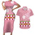 Japanese Asanoha Pattern Couples Matching Short Sleeve Bodycon Dress and Hawaiian Shirt Charm Against Evil Spirits - Polynesian Pride