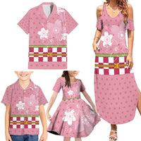 Japanese Asanoha Pattern Family Matching Summer Maxi Dress and Hawaiian Shirt Charm Against Evil Spirits LT9 - Polynesian Pride