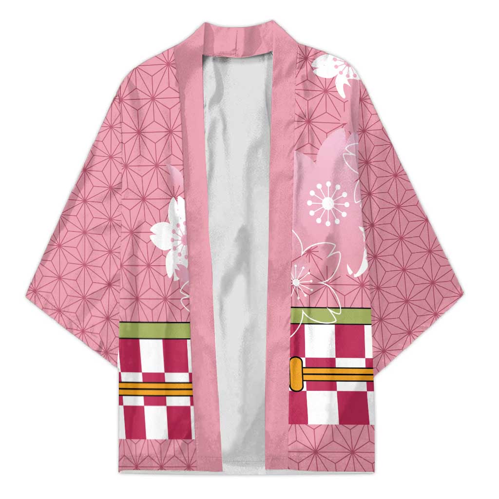 Japanese Asanoha Pattern Kimono Charm Against Evil Spirits LT9 Unisex Pink - Polynesian Pride