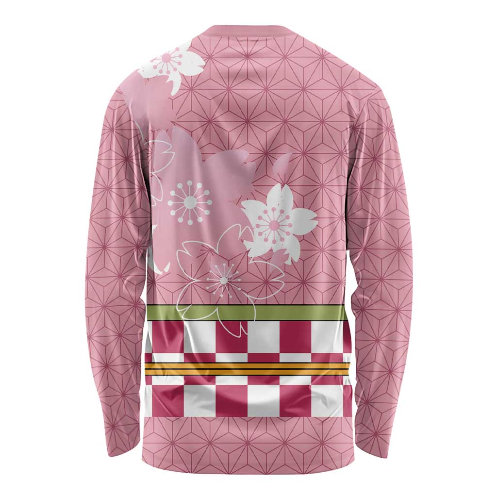 Japanese Asanoha Pattern Long Sleeve Shirt Charm Against Evil Spirits LT9 - Polynesian Pride