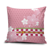 Japanese Asanoha Pattern Pillow Cover Charm Against Evil Spirits LT9 Pink - Polynesian Pride
