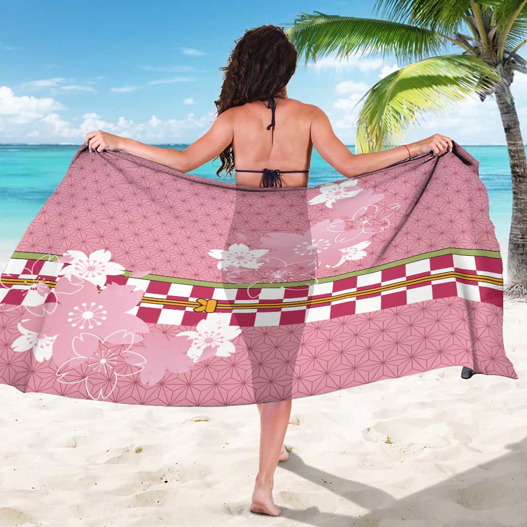 Japanese Asanoha Pattern Sarong Charm Against Evil Spirits LT9 - Polynesian Pride