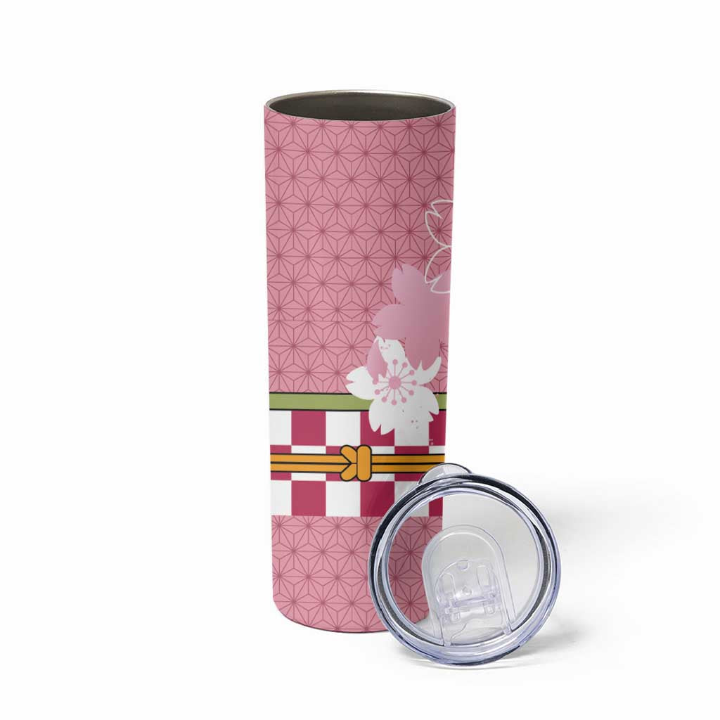 Japanese Asanoha Pattern Skinny Tumbler Charm Against Evil Spirits - Polynesian Pride