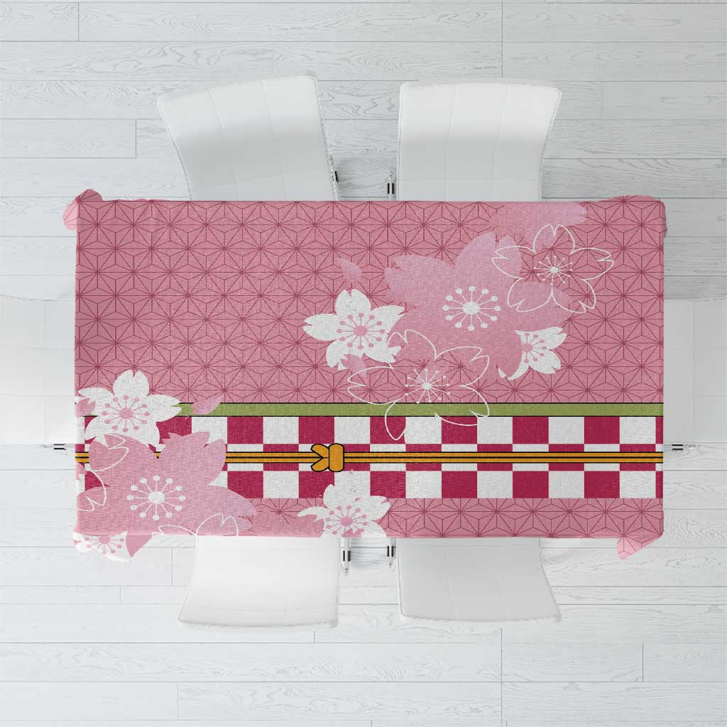 Japanese Asanoha Pattern Tablecloth Charm Against Evil Spirits LT9 Pink - Polynesian Pride