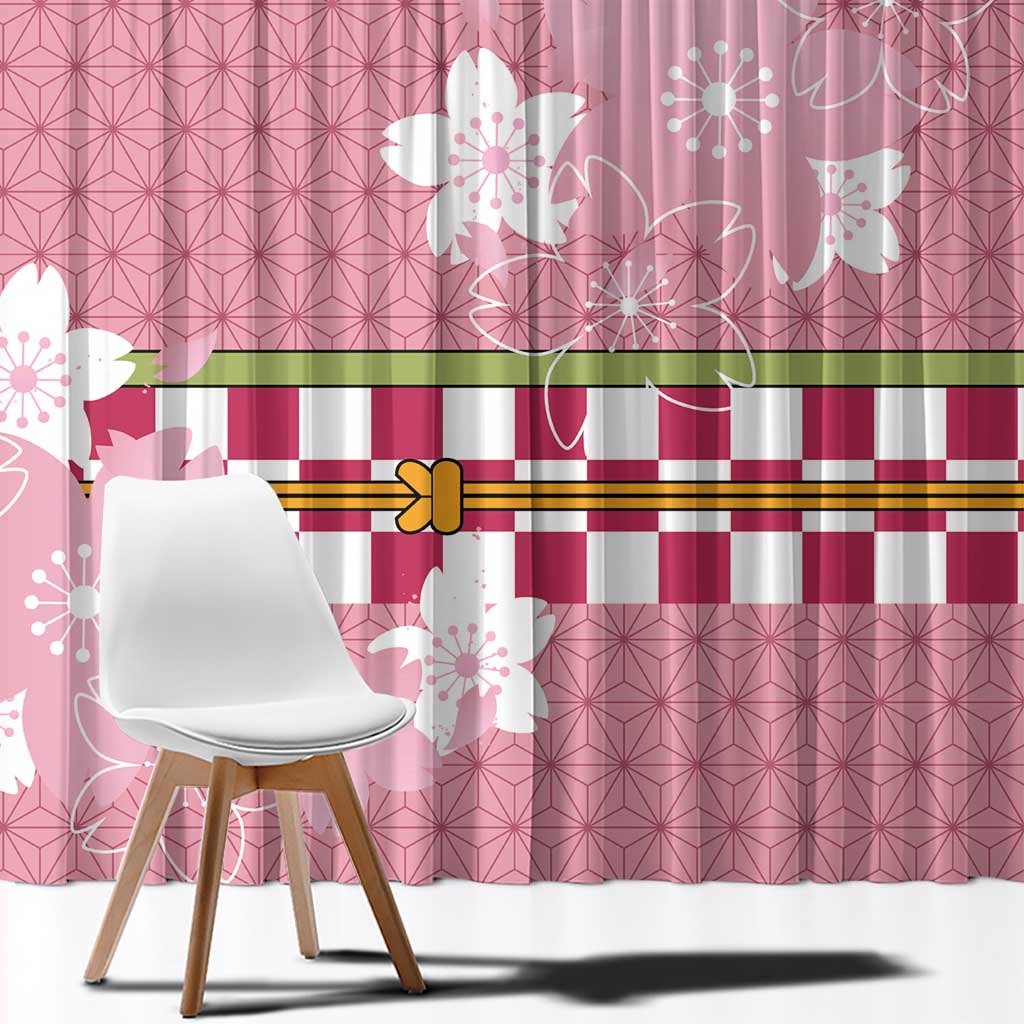 Japanese Asanoha Pattern Window Curtain Charm Against Evil Spirits LT9 - Polynesian Pride