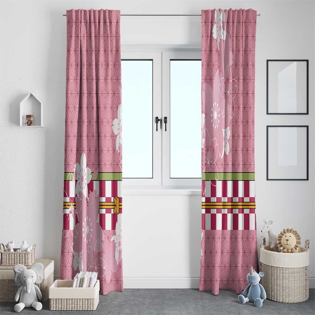Japanese Asanoha Pattern Window Curtain Charm Against Evil Spirits LT9 - Polynesian Pride