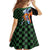 Japanese Asanoha Pattern Family Matching Off The Shoulder Long Sleeve Dress and Hawaiian Shirt Sun Flame Slayer Dragon Hinokami Kagura Spirit - Polynesian Pride