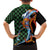 Japanese Asanoha Pattern Family Matching Tank Maxi Dress and Hawaiian Shirt Sun Flame Slayer Dragon Hinokami Kagura Spirit - Polynesian Pride