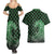 Japanese Asanoha Pattern Couples Matching Summer Maxi Dress and Hawaiian Shirt Water Breathing Slayer Dragon - Polynesian Pride