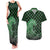 Japanese Asanoha Pattern Couples Matching Tank Maxi Dress and Hawaiian Shirt Water Breathing Slayer Dragon - Polynesian Pride