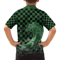 Japanese Asanoha Pattern Hawaiian Shirt Water Breathing Slayer Dragon - Polynesian Pride