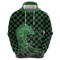Japanese Asanoha Pattern Hoodie Water Breathing Slayer Dragon - Polynesian Pride