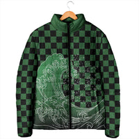 Japanese Asanoha Pattern Padded Jacket Water Breathing Slayer Dragon LT9 - Polynesian Pride