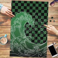 Japanese Asanoha Pattern Puzzle Water Breathing Slayer Dragon - Polynesian Pride