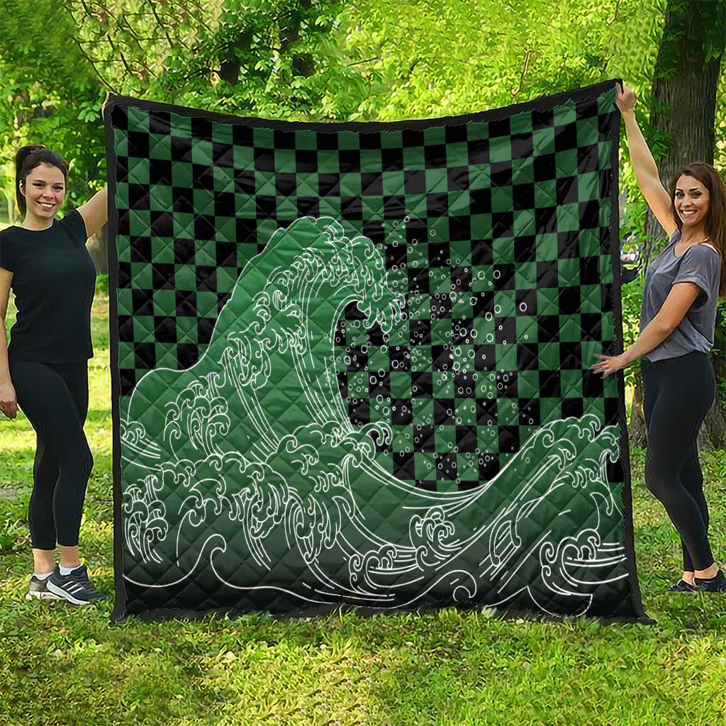 Japanese Asanoha Pattern Quilt Water Breathing Slayer Dragon LT9 - Polynesian Pride