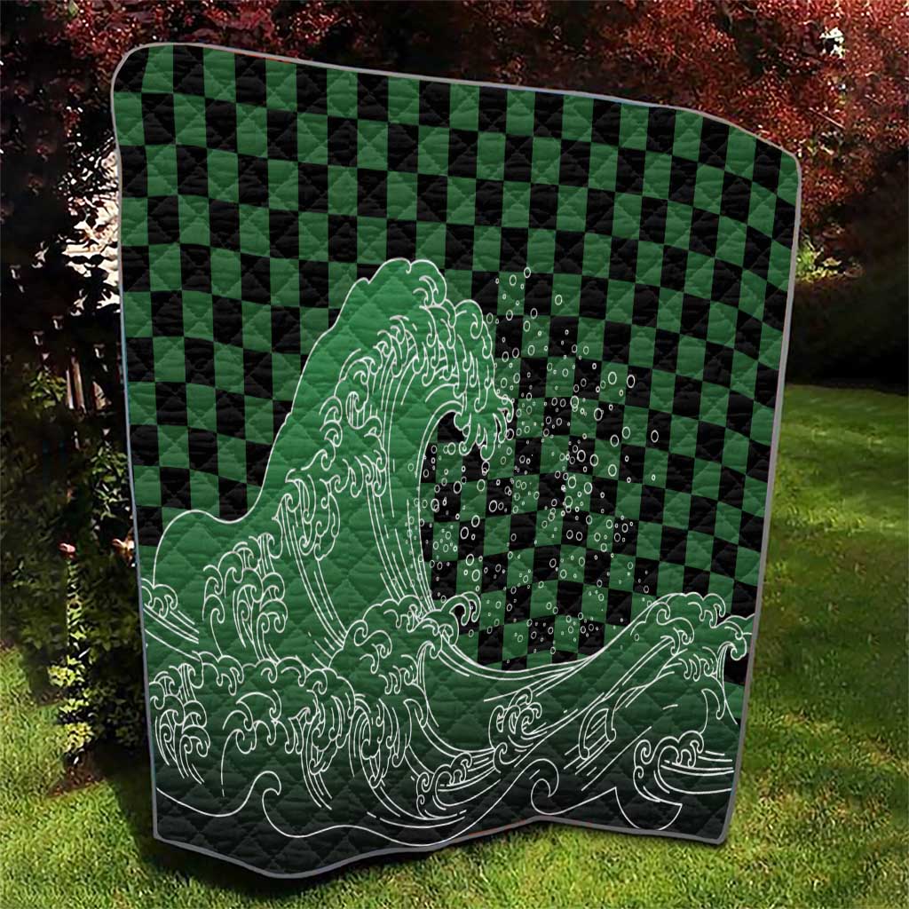 Japanese Asanoha Pattern Quilt Water Breathing Slayer Dragon LT9 - Polynesian Pride