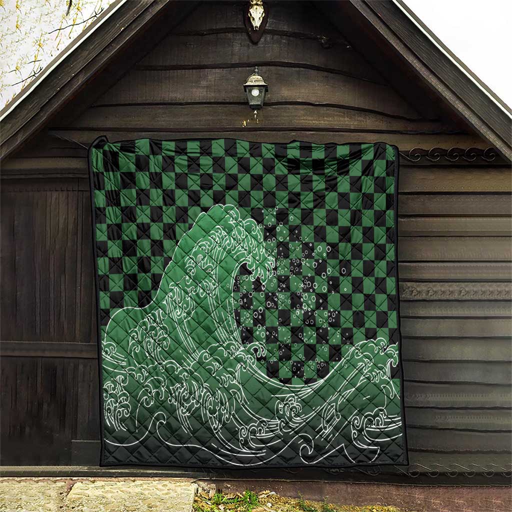 Japanese Asanoha Pattern Quilt Water Breathing Slayer Dragon LT9 - Polynesian Pride