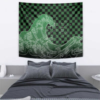 Japanese Asanoha Pattern Tapestry Water Breathing Slayer Dragon LT9 - Polynesian Pride