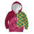 Japanese Bishamon-Kikkou Pattern Kid Hoodie Water Pillar Silent River Flow - Polynesian Pride