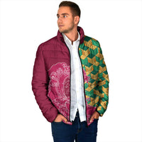 Japanese Bishamon-Kikkou Pattern Padded Jacket Water Pillar Silent River Flow LT9 - Polynesian Pride