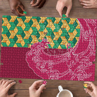 Japanese Bishamon-Kikkou Pattern Puzzle Water Pillar Silent River Flow LT9 - Polynesian Pride