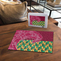 Japanese Bishamon-Kikkou Pattern Puzzle Water Pillar Silent River Flow LT9 - Polynesian Pride