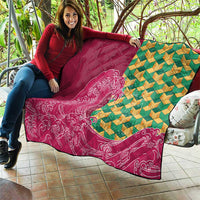 Japanese Bishamon-Kikkou Pattern Quilt Water Pillar Silent River Flow LT9 - Polynesian Pride