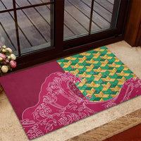 Japanese Bishamon-Kikkou Pattern Rubber Doormat Water Pillar Silent River Flow LT9 - Polynesian Pride