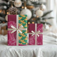 Japanese Bishamon-Kikkou Pattern Wrapping Paper Water Pillar Silent River Flow LT9 - Polynesian Pride