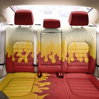 Japanese Kaen Pattern Back Car Seat Cover Flame Pillar Blazing Lion Heart LT9 - Polynesian Pride