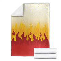 Japanese Kaen Pattern Blanket Flame Pillar Blazing Lion Heart - Polynesian Pride