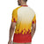 Japanese Kaen Pattern Rugby Jersey Flame Pillar Blazing Lion Heart - Polynesian Pride