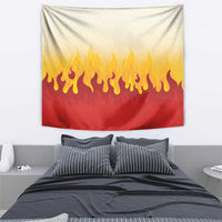 Japanese Kaen Pattern Tapestry Flame Pillar Blazing Lion Heart LT9 - Polynesian Pride