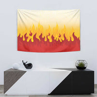 Japanese Kaen Pattern Tapestry Flame Pillar Blazing Lion Heart LT9 - Polynesian Pride