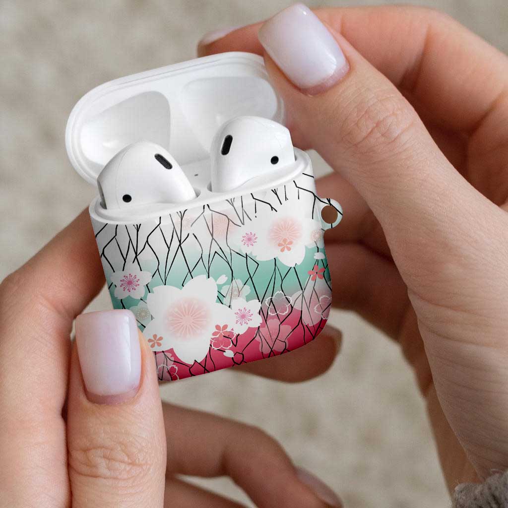 Japanese Kocho Pattern AirPods Case Insect Pillar Butterfly Flower Fairy - Polynesian Pride