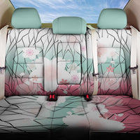 Japanese Kocho Pattern Back Car Seat Cover Insect Pillar Butterfly Flower Fairy LT9 One Size Pink - Polynesian Pride