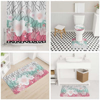 Japanese Kocho Pattern Bathroom Set Insect Pillar Butterfly Flower Fairy - Polynesian Pride