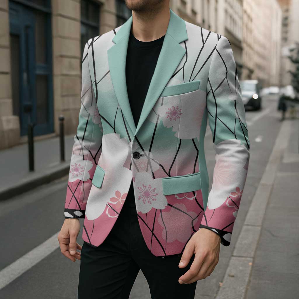 Japanese Kocho Pattern Blazer Insect Pillar Butterfly Flower Fairy LT9 - Polynesian Pride